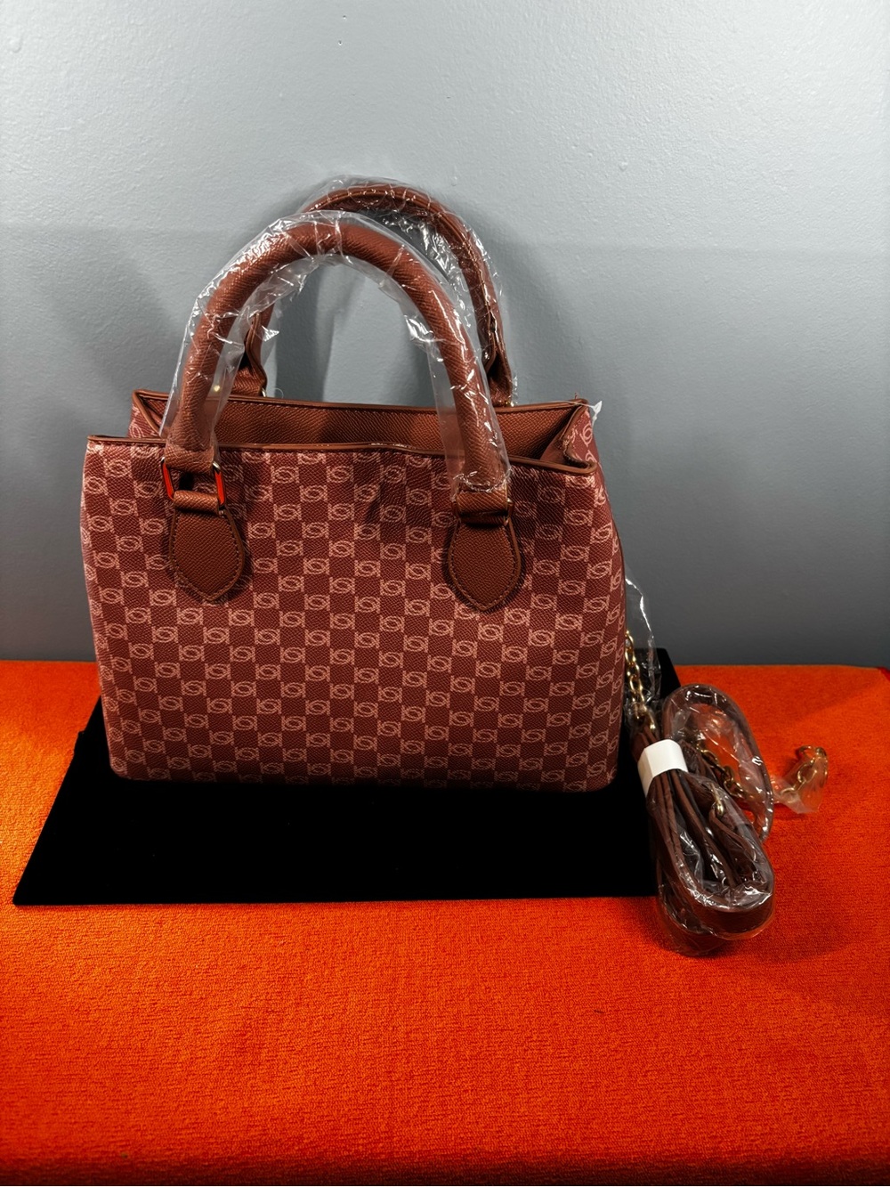 Bebe Adele Satchel Handbag with Matching Wallet - Picture 4 of 7